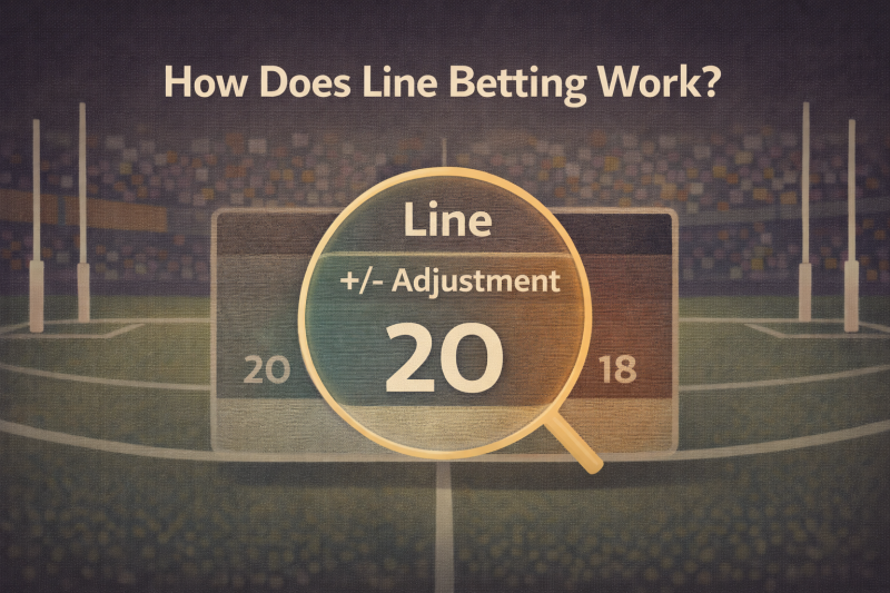how does line betting work